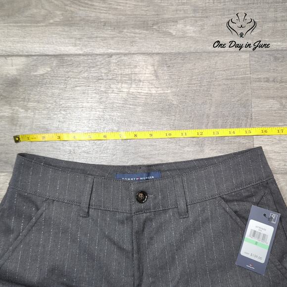 Tommy Hilfiger Striped Wide Leg Cargo Pants Size 8 - Picture 3 of 6